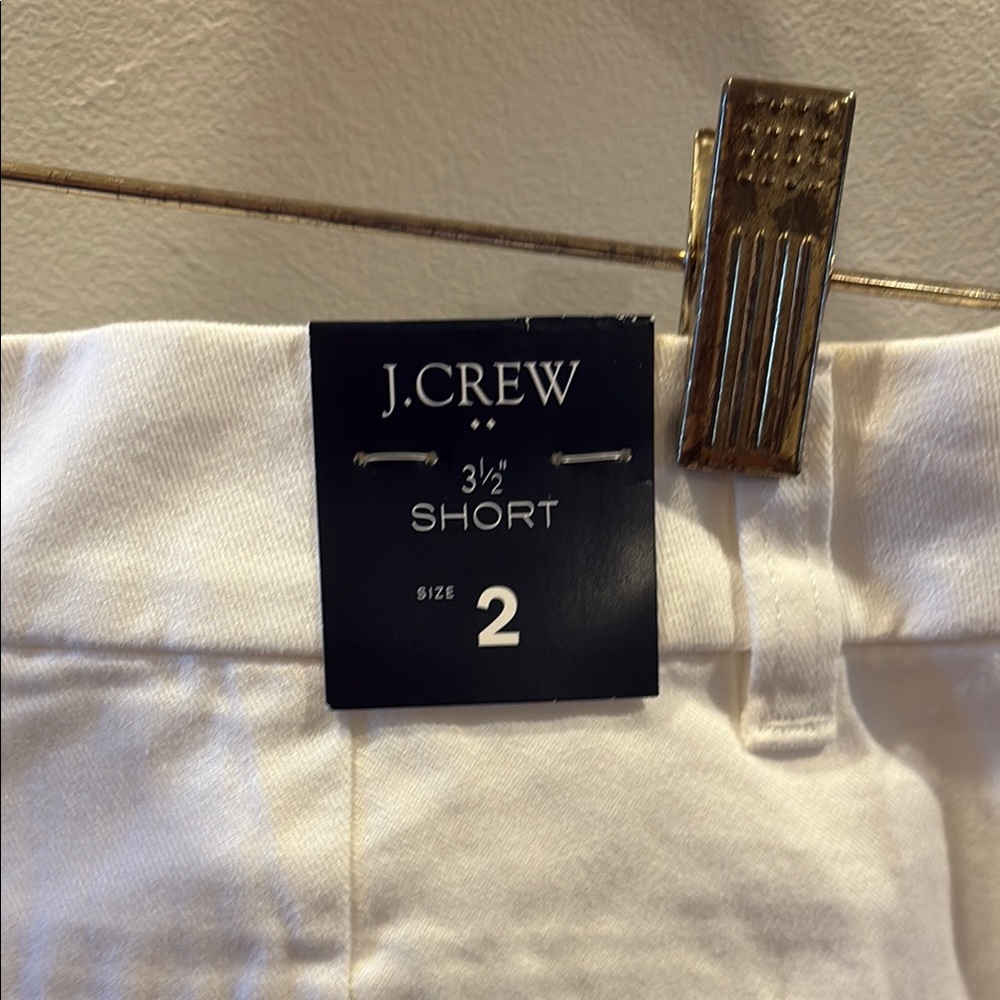 J.Crew Size 2 New With Tags White Women’s Shorts
